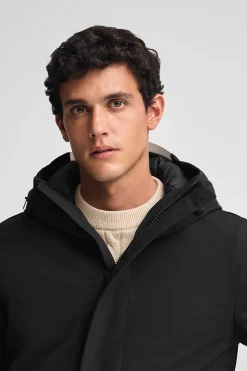 Chaqueta Voguel negra con logo Polo Club