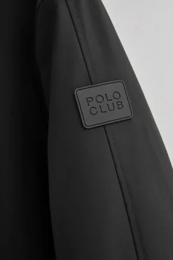 Chaqueta Voguel negra con logo Polo Club
