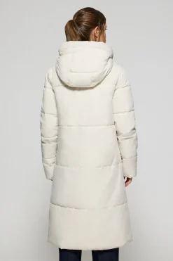 Chaquetón beige Buenos aires de capucha fija y detalles Polo Club