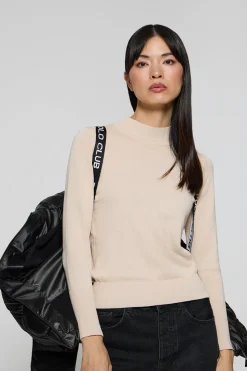 Chaquetón negro efecto brillo Snow de capucha fija y detalles Polo Club