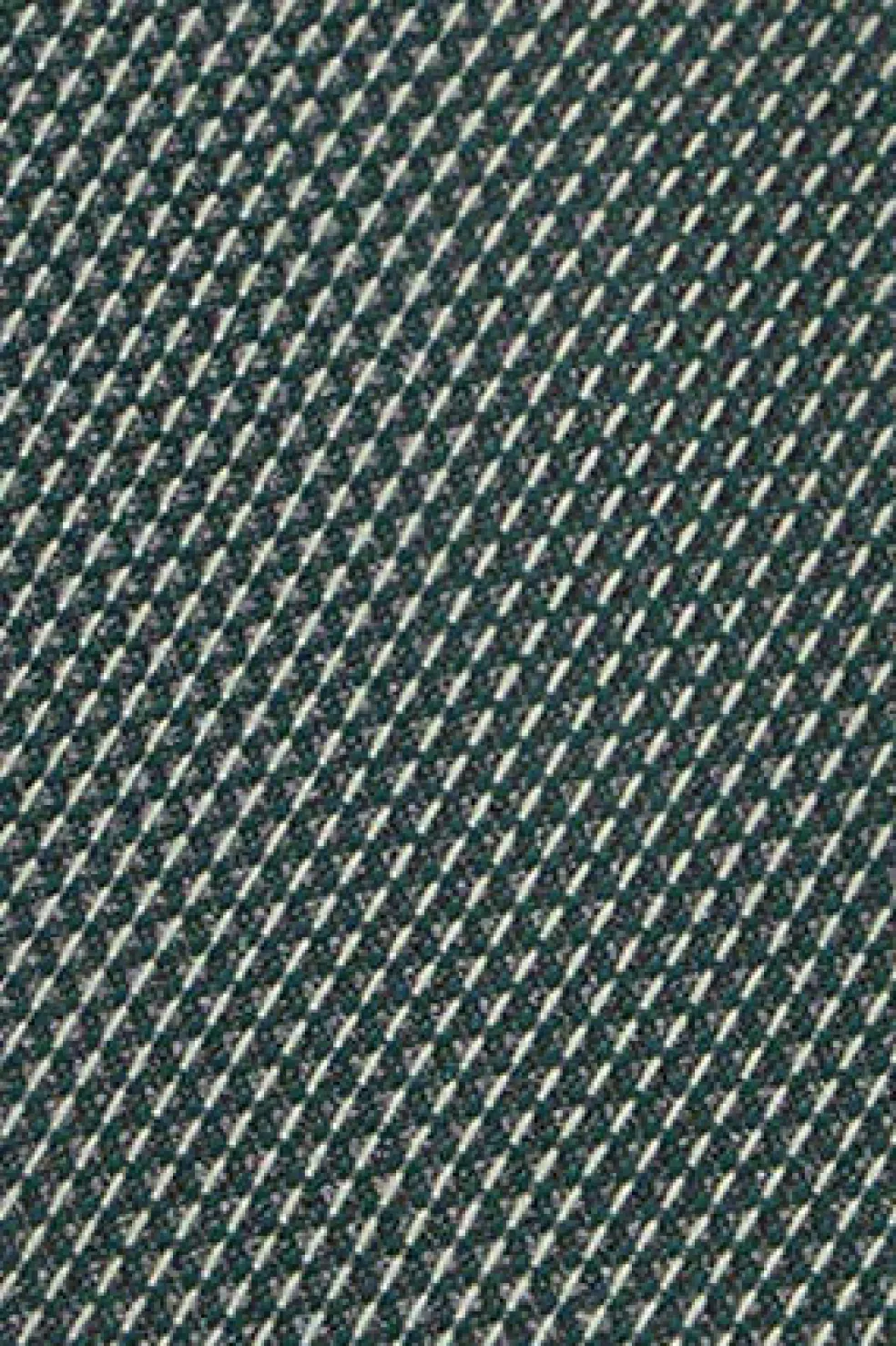 Corbata de seda verde con logotipo Polo Club