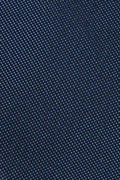 Corbata lisa de seda azul con logotipo Polo Club