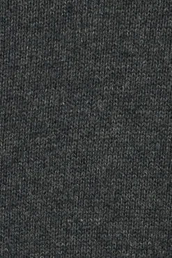 Cárdigan gris oscuro vigoré de mezcla de lana con bordado Rigby Go