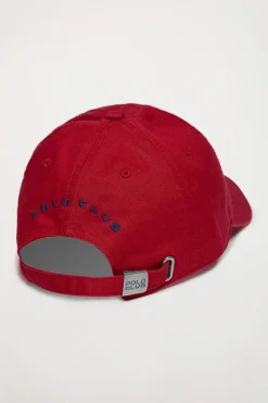 Gorra roja con logo bordado Rigby Go