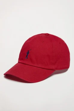 Gorra roja con logo bordado Rigby Go