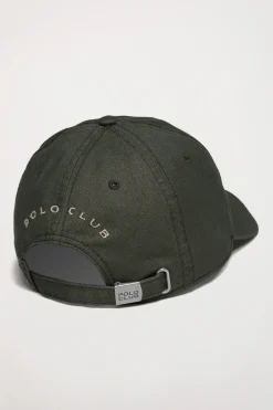 Gorra verde oliva con logo bordado Rigby Go