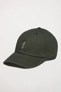 Gorra verde oliva con logo bordado Rigby Go
