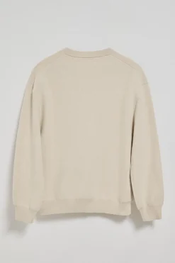 Jersey Axel de punto beige con logo en el pecho Polo Club