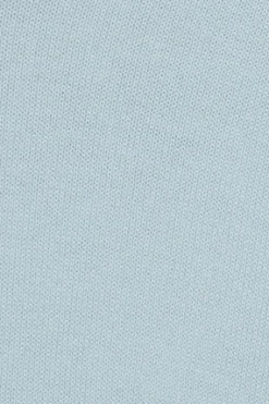 Jersey azul claro de punto con cuello de pico y logo bordado Rigby Go