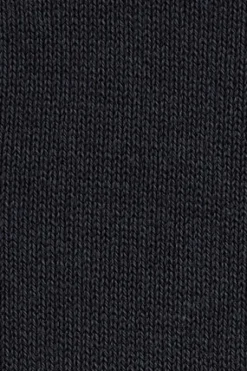Jersey azul marino vigoré de media cremallera y mezcla de lana con bordado Rigby Go