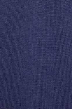 Jersey azul Martin de cuello polo y pico con detalle Polo Club
