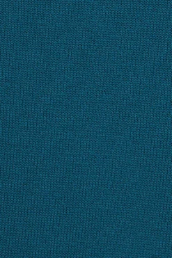 Jersey azul verdoso de punto con cuello redondo y bordado Rigby Go