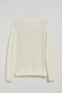 Jersey beige de punto Biel de cuello redondo y detalle bordado Polo Club