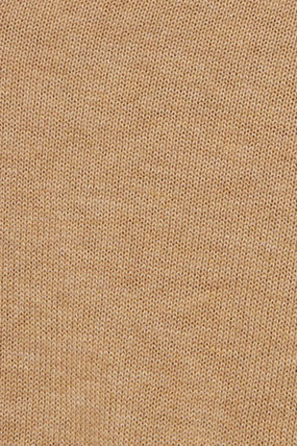 Jersey color caramelo vigoré de punto con cuello de pico y logo bordado Rigby Go