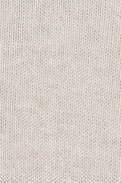 Jersey color crudo vigoré de media cremallera y mezcla de lana con bordado Rigby Go