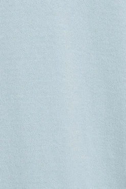 Jersey de punto azul claro con cremallera y logo bordado Rigby Go