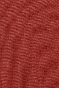 Jersey de punto rojo con cuello redondo y logo bordado Rigby Go