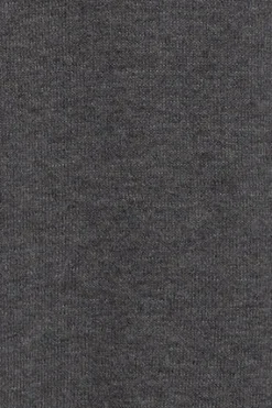 Jersey gris oscuro vigoré de punto con cremallera y logo bordado Rigby Go