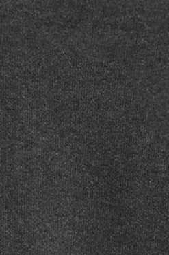 Jersey gris oscuro vigoré y cuello redondo en mezcla de lana y bordado Rigby Go