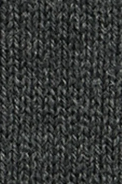 Jersey gris oscuro vigoré de punto trenzado y mezcla de lana con bordado Rigby Go