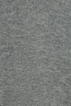 Jersey gris vigoré de punto con cuello de pico y bordado Rigby Go