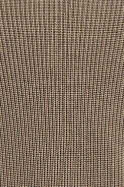 Jersey marrón oscuro vigoré de punto inglés con parche Polo Club