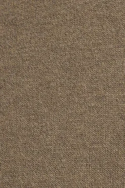 Jersey marrón oscuro vigoré de mezcla de lana y bordado Rigby Go
