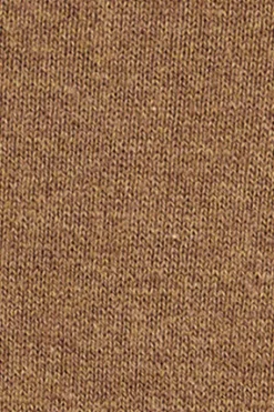 Jersey marrón vigoré de cuello vuelto y mezcla de lana con bordado Rigby Go