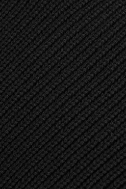 Jersey negro de punto en galga 9 con detalle Polo Club