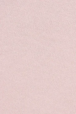 Jersey rosa de punto con cuello de pico y logo bordado Rigby Go