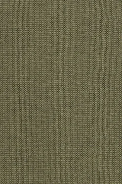 Jersey verde claro de lino y algodón con cuello redondo y bordado Rigby Go