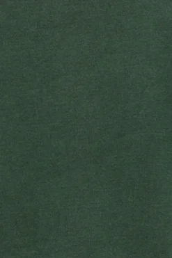 Jersey verde esmeralda de media cremallera garment dye con logo bordado