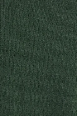 Jersey verde lodo de cuello redondo con mezcla de lana y bordado Rigby Go