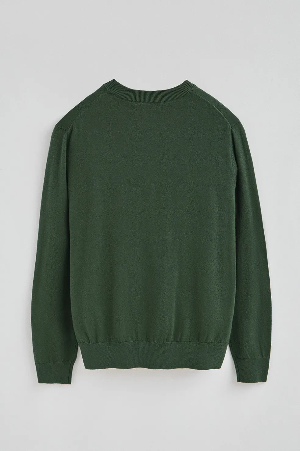 Jersey verde lodo de mezcla de lana y bordado Rigby Go