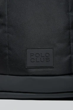 Mochila Harlem negra con detalles Polo Club