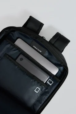Mochila Harlem negra con detalles Polo Club