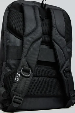 Mochila Harlem negra con detalles Polo Club