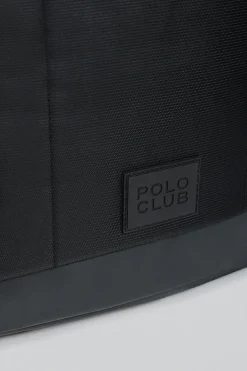 Mochila Tribeca negra con detalles Polo Club