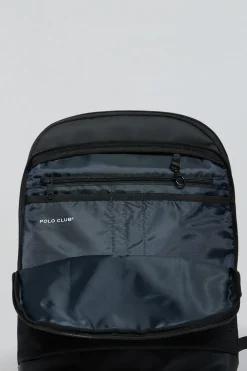 Mochila Tribeca negra con detalles Polo Club