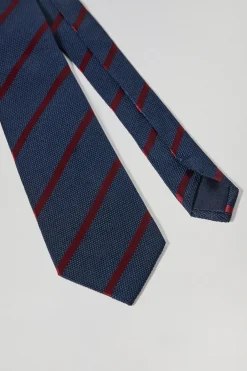 Pack de corbata y pañuelo de seda con detalle bordado Polo Club