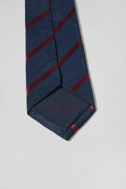 Pack de corbata y pañuelo de seda con detalle bordado Polo Club
