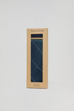 Pack de corbata y pañuelo de seda con detalle bordado Polo Club