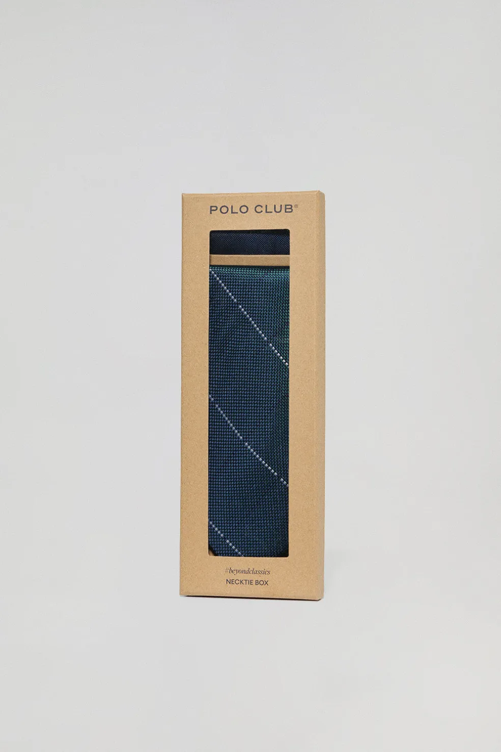 Pack de corbata y pañuelo de seda con detalle bordado Polo Club