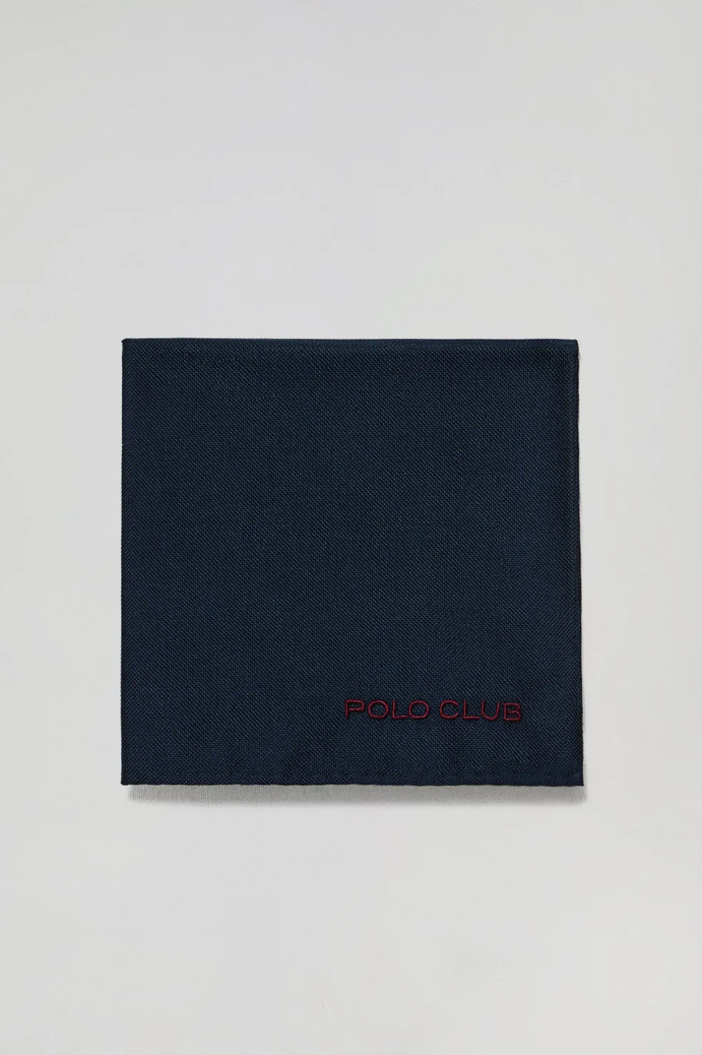 Pack de corbata y pañuelo de seda con detalle bordado Polo Club