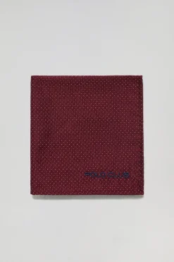 Pack de corbata y pañuelo de seda con detalle bordado Polo Club