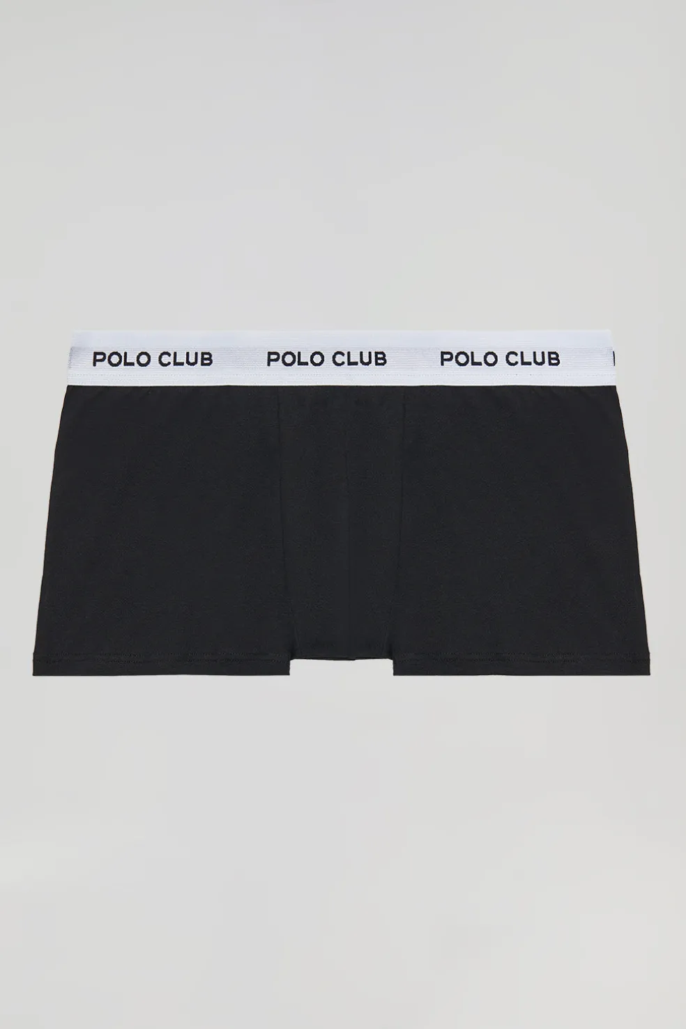 Pack de dos boxers negro y gris con logotipo Polo Club