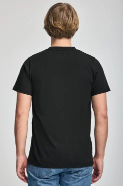 Pack de dos camisetas negra y blanca con cuello redondo y logo bordado Rigby Go