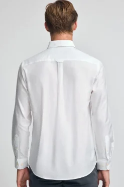 Pack hombre de dos camisas azul celeste y blanca de corte regular con logo Rigby Go