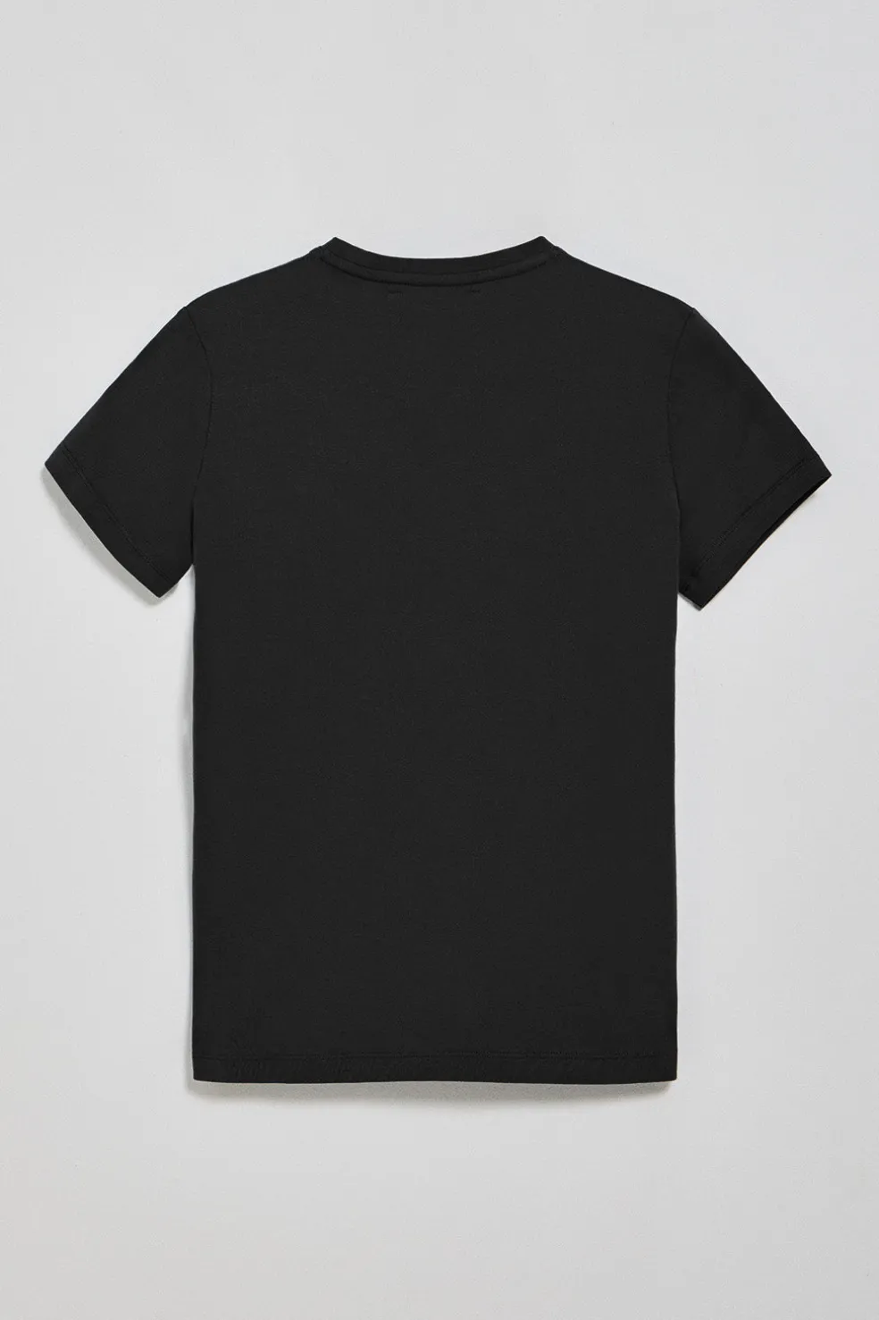 Pack mujer de dos camisetas negra y blanca de manga corta con logo bordado Rigby Go