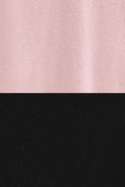 Pack mujer de dos jerseis negro y rosa vigoré de cuello pico en mezcla lana y bordado Rigby Go